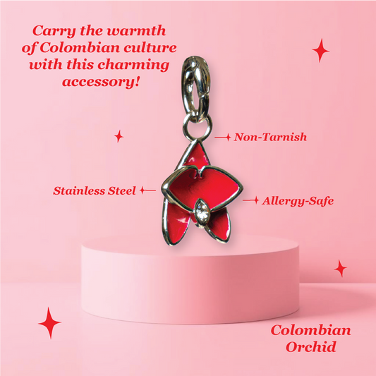 Orchid Charm - Colombian Charms Collection