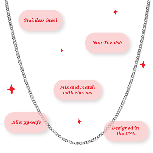 Curb Chain Necklace - Colombian Charms Collection